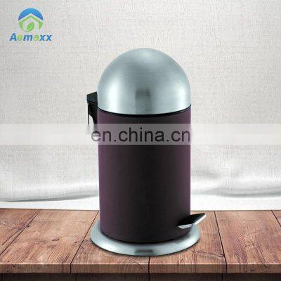 Римская пулевидная головка, Римский стальной педальный мусорный бак photo-4