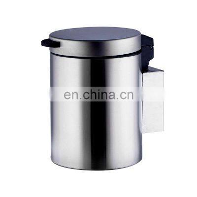 Stainless steel wall-mounted hanging waste bin airtight trash can