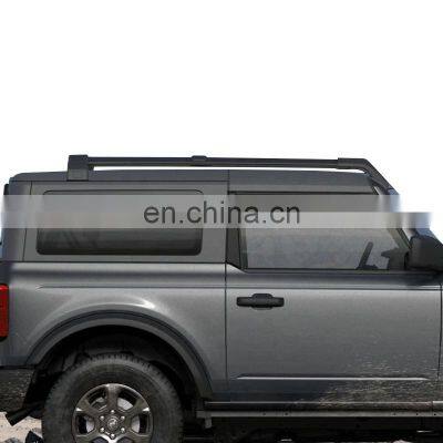 Auto Parts Exterior Aluminium Roof Cargo Carrier Assembly Luggage For Ford Bronco 2021 Roof Rails