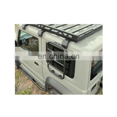 Aluminum Alloy Side Ladder for Suzuki Jimny 19+ 4x4 Accessories for JB74 JB64 Black Ladder