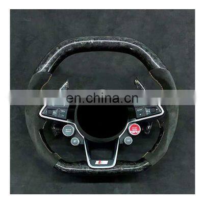 Carbon Fiber Steering Wheel for Audi A1 S1 A3 S3 A4 S4 A5 S5 A6 S6 A7 S7 A8 S8 Car Modification Steering Wheel photo-5