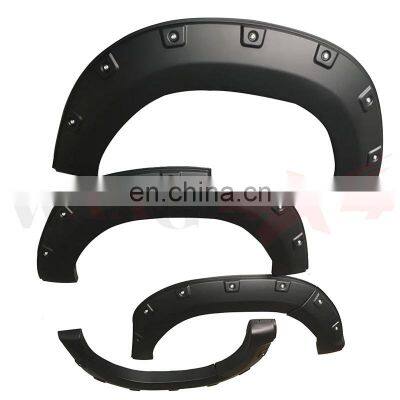 Latest Style Wheel Arch Liner ABS Fender Flares Black Grey for Toyota Hilux 2021 4x4 Decorated Accessories