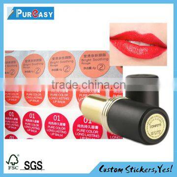 Perfect appreance custom self adhesive cosmetic label