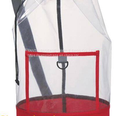 Clear Cinch Bags Traveling Sport Bags,Backpack With Front Zipper Mesh Pocket,Mesh Pocket and Bottle Mesh Poket,holder photo-5