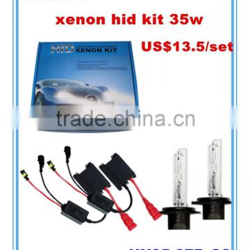 xenon hid kit slim H1, H3, H4, H7, H8, H9, H10, 9005(HB3), 9006(HB4), 9007 12V 35W