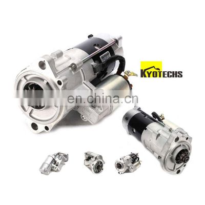 4D95 4D102 4D107 6D95 6D102 6D114 6D125 6D140 6D155 electric motor starters diesel engine starter motor for Komatsu