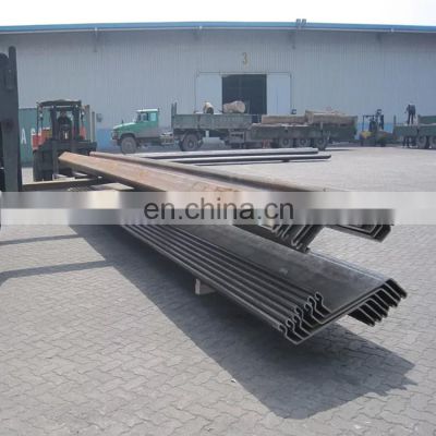 Chinese supplier z type durable vinyl hot rolled steel sheet piles