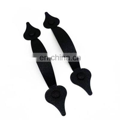 Black Hardware Carriage Accents Faux Hinges and Handle Magnetic Garage Door Hinges Handle photo-5