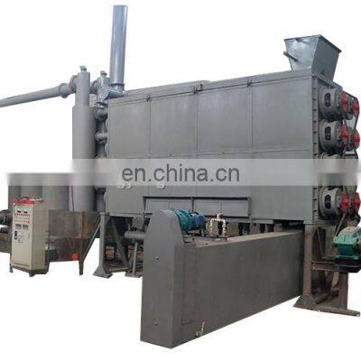 No pollution Olive pomace peanut shell charcoal continuous carbonization furnace  24h*7  working