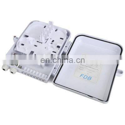 CIXI YAXUN Outdoor FTTH Drop Cable NAP Optical Fiber Distribution Box Box 1:8 1:16 Plc Terminal White 16 Core CE IP65 16 Ports