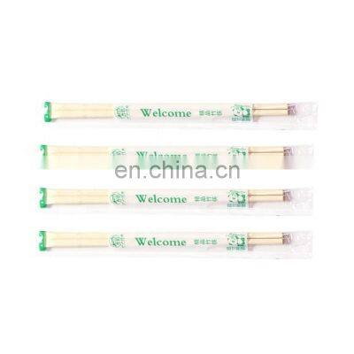 Natural Bamboo Chopsticks Sushi Tensoge Chopsticks with OPP Plastic Sleeve