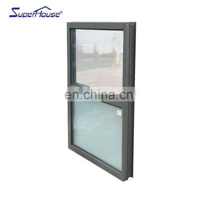 High Quality Customized American Style Aluminium alloy profile windows with fixed frosted window