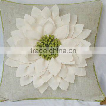 3d floral cushion