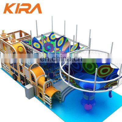 Commercial Kids Rainbow Crochet Rope Climbing Nets For Indoor Playground