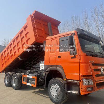 Chian Supplier Used Sinotruk Howo 6x4 10 Tyre 371HP 375hp Dump Truck Heavy Tipper Truck Cheap Price for Sale photo-3