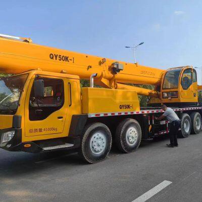 Cheap Price of Used QY50K QY50K QY50K-II 50ton Mobile Hydraulic Type Truck Crane photo-5