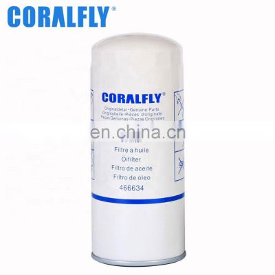 CORALFLY OEM Diesel Engine  Truck Oil Filter 466634 Filtro Fit For Volvo Truck Filters