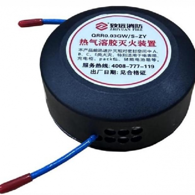Hot Aerosol Fire Extinguishing Devices