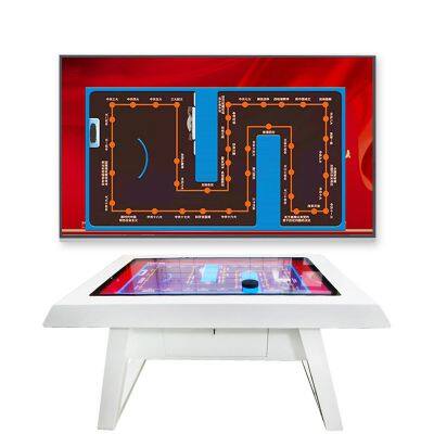 75-inch Object Recognition Desk Human-computer Interaction Screen Touch All-in-one Machine Projection Digital Human Holographic Screen photo-5