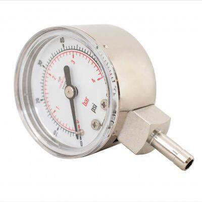 50MM  all stainless steel clean pressure gauge BA class full range