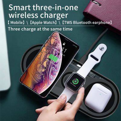 High Quality Custom Logo 3 In 1 15W 20W Wireless Charging Pad For Iphone 14 13 12 11 photo-5