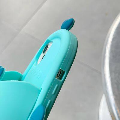 Cartoon 3D Cute Sanrios Hangyodon Slippers Stereoscopic Phone Case for IPhone 15 14 13 12 11 Pro Max Soft Silicone Back Cover photo-4