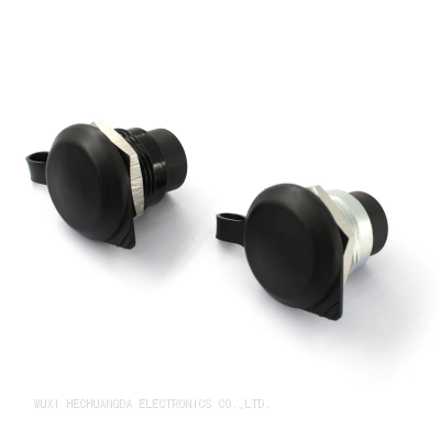 Round Type Zinc Alloy RJ45 Ethernet Panel Mount Waterproof Cat6 Sockets Connector with dust cap