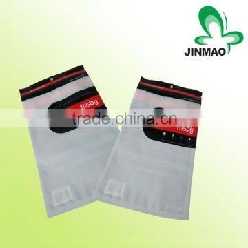 Wholesale three side sealed bags with zip