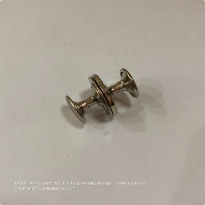 18MM Nickel-plated Ultra-thin Double-sided Rivet Magnetic Button photo-5
