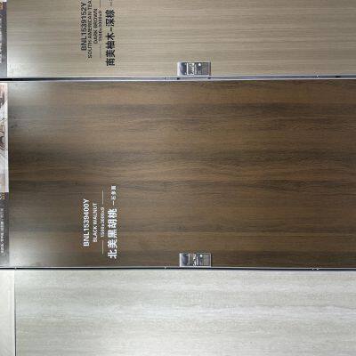Brown Woodvein Sintered Stone 1500*3000 Black Walnut Honed Artificial Sintered Stone Slabs photo-3