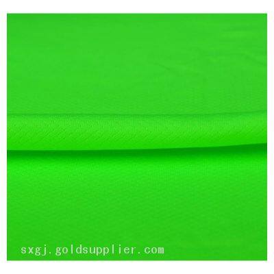 EN471 Fluorescent Dry Fit Polyester Warp Knitted Bird Eye Mesh Fabric