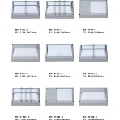 Outdoor Waterproof and Moisture-proof Lamp Round Square Aluminum Outdoor Balcony Corridor Simple Three-proof Ceiling Lamp photo-4