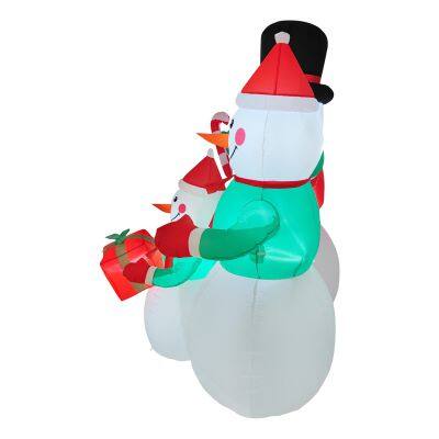 Snowman Inflatable With Inflatable Snow Globe – Perfect for Xmas Decor photo-4