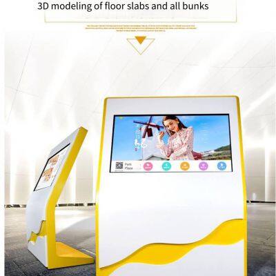 Intelligent Self-service Guidance Station. Suitable for Hospitals, Shopping Malls, Banks, Office Buildings, Shopping Centers, and Service Halls. it Offers Map Search, Navigation, Touch Query, and 3d Navigation Route Guidance Functions.