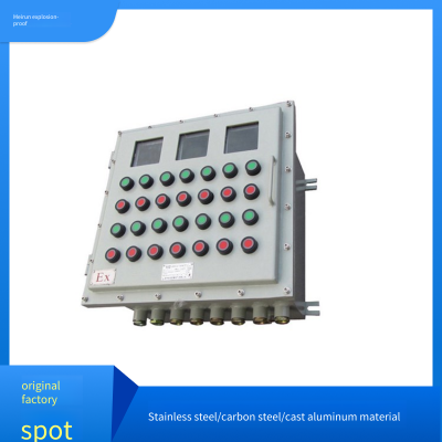 Meirun ex Stainless Steel Explosion-proof Box, Wall-mounted, Integrated Power and Lighting, Safe for Security Checks, Original Factory in Stock photo-3