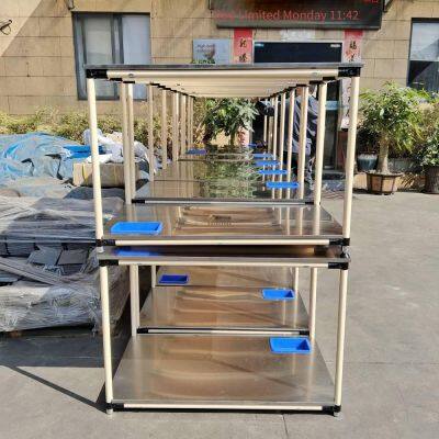 jinchuan non-standard steel lean tube trolley, flexible customization, strong adaptability, easy assembly, flexible transformation