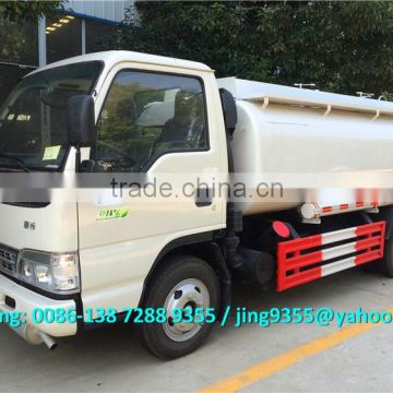 Good quality JAC 5000 liters fuel tanker truck,small fuel tanker truck dimensions