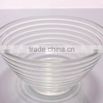 2016 factory outlet Eco-friendly Pyrex round glass bowl with low price