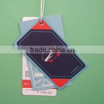 Paper hang tag fashionable clothing label