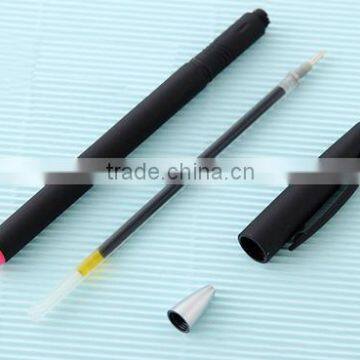 Black Business Bullet Gel Ink Pen With Frosted Penholder and Customized Logo Supplier's Choice photo-4
