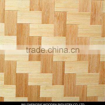 laminated woven bamboo wood veneer sheets for furniture,wall,longboard paper thin face skins