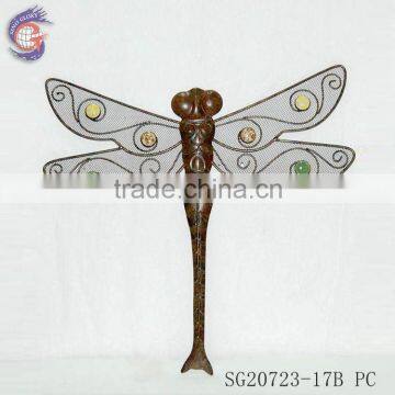 metal dragonfly wall hanging arts for home decoration