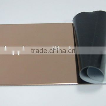 Wine Red Ti-coating Colored Stainless Steel Sheets 201