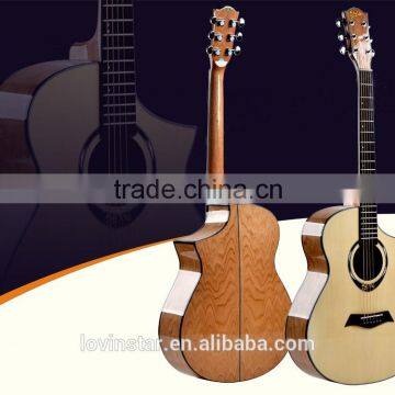 Promotional Cheap Price 40" Mahogany wood acoustic guitar