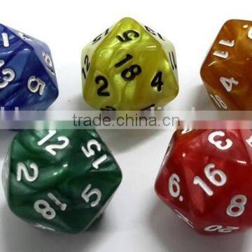 High quality polyhedral dice for board game