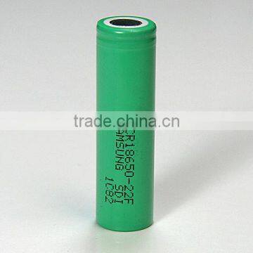 Original samsung ICR18650 22FM 2200mAh lithium rechargeable battery cell