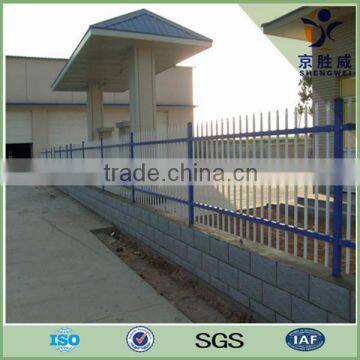 Metal steel wrought iron garden fence