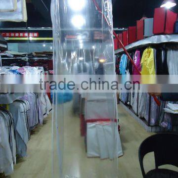 China Clear PVC garment zipper suit bag manufacturer