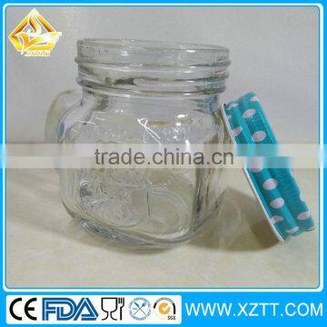 Specializing in the production of modern high-grade250ml glass mason jar