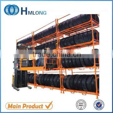 Stackable Auto Warehouse Storage Truck Tire Rack photo-2